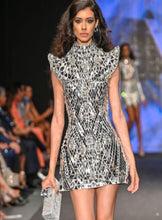 Load image into Gallery viewer, BROOKLYN DECKER cutout mirror mini dress

