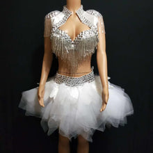 Load image into Gallery viewer, IRINA SHAYK Tassel Skirt Set
