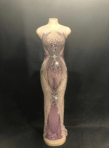ELLE MACPHERSON mesh long dress
