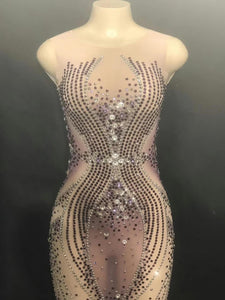 ELLE MACPHERSON mesh long dress