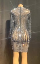 Load image into Gallery viewer, NINA AGDAL Crystal Longsleeve Mini
