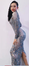 Load image into Gallery viewer, BIANCA BALTI long gown crystal stud
