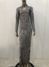 Load image into Gallery viewer, BIANCA BALTI long gown crystal stud
