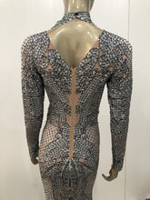 Load image into Gallery viewer, BIANCA BALTI long gown crystal stud
