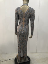 Load image into Gallery viewer, BIANCA BALTI long gown crystal stud
