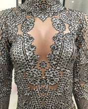 Load image into Gallery viewer, BIANCA BALTI long gown crystal stud
