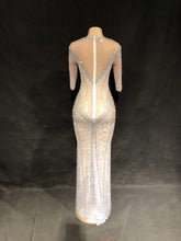 Load image into Gallery viewer, CHANEL IMAN crystal long dress
