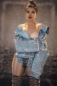 ANNA BEATRIZ BARROS denim jacket