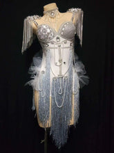 Load image into Gallery viewer, DIANE KRUGER tassel playsuit
