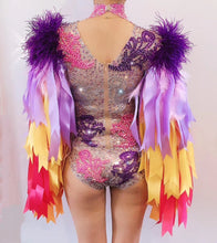 Load image into Gallery viewer, HEATHER GRAHAM crystal playsuit
