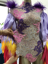 Load image into Gallery viewer, HEATHER GRAHAM crystal playsuit
