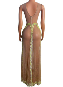 LANA DEL REY Mesh Maxi Dress