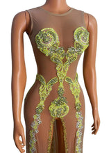 Load image into Gallery viewer, LANA DEL REY Mesh Maxi Dress
