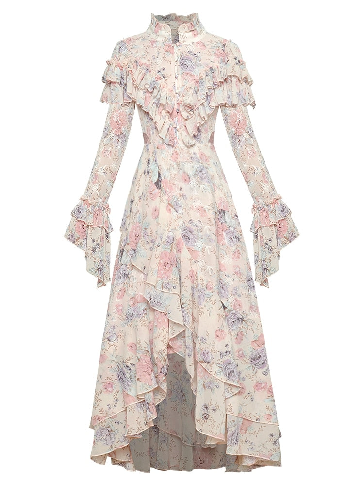 CAROLINE OSBOURNE long sleeve ruffle