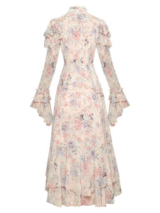 CAROLINE OSBOURNE long sleeve ruffle