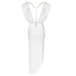 MUKDENIA Chain Backless Midi