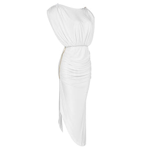 MUKDENIA Chain Backless Midi