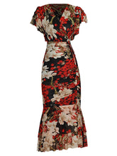 Load image into Gallery viewer, ORTHOPHY Ruffle Midi Dress

