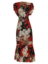 Load image into Gallery viewer, ORTHOPHY Ruffle Midi Dress
