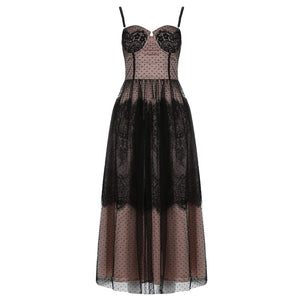 NEOREGELIA Lace Midi Dress