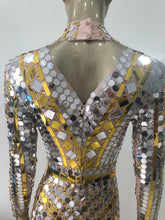 Load image into Gallery viewer, KAROLINA KORKOVA Mirror Mini Bodysuit
