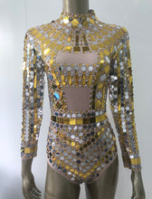 Load image into Gallery viewer, KAROLINA KORKOVA Mirror Mini Bodysuit
