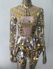 Load image into Gallery viewer, KAROLINA KORKOVA Mirror Mini Bodysuit
