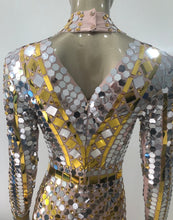 Load image into Gallery viewer, KAROLINA KORKOVA Mirror Mini Bodysuit
