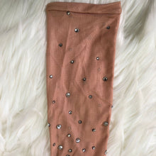 Load image into Gallery viewer, CANDICE BERGEN Mesh Crystal Gloves
