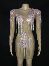 Load image into Gallery viewer, JESSICA WHITE Mesh Crystal Rhinestone
