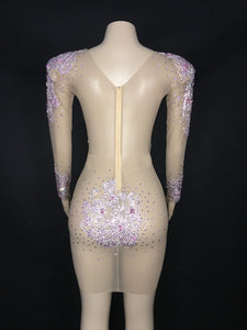 JESSICA WHITE Mesh Crystal Rhinestone