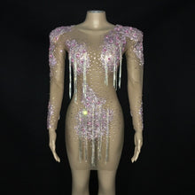 Load image into Gallery viewer, JESSICA WHITE Mesh Crystal Rhinestone
