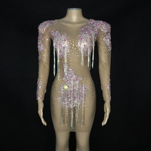 JESSICA WHITE Mesh Crystal Rhinestone