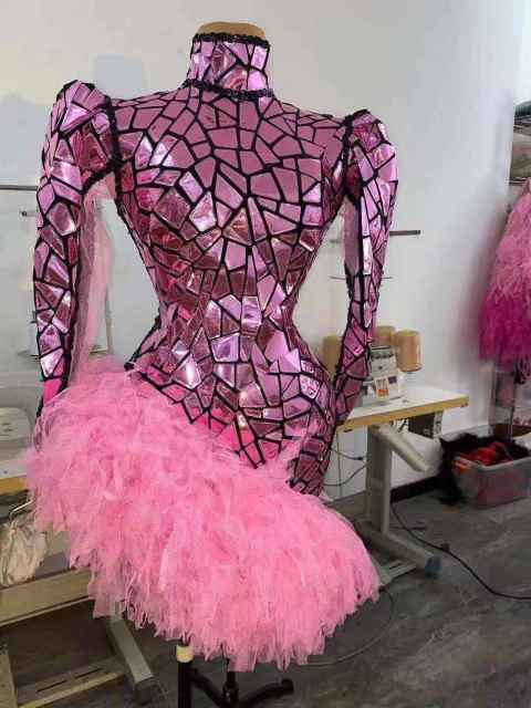 SHARON STONE Mirror Lace  Dress