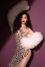 Load image into Gallery viewer, REBECCA ROMIJIN Mesh Mirror Gown
