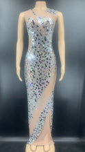 Load image into Gallery viewer, REBECCA ROMIJIN Mesh Mirror Gown
