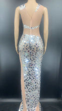 Load image into Gallery viewer, REBECCA ROMIJIN Mesh Mirror Gown

