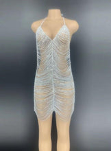 Load image into Gallery viewer, GEMMA ATKINSON Crystal-Chain Dress
