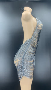 GEMMA ATKINSON Crystal-Chain Dress