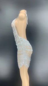 GEMMA ATKINSON Crystal-Chain Dress