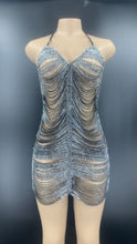 Load image into Gallery viewer, GEMMA ATKINSON Crystal-Chain Dress
