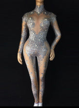 Load image into Gallery viewer, IZABEL GOULART Stretch Crystal Jumpsuit
