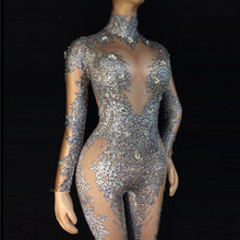 Load image into Gallery viewer, IZABEL GOULART Stretch Crystal Jumpsuit
