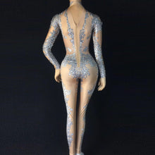 Load image into Gallery viewer, IZABEL GOULART Stretch Crystal Jumpsuit

