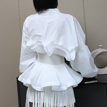 Load image into Gallery viewer, MILLETTIA Ruffle Lantern Top
