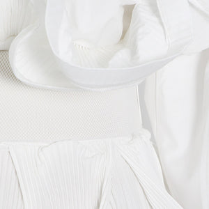 MILLETTIA Ruffle Lantern Top