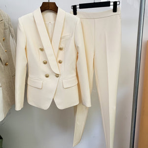 RUE WHITE Blazer Pants Set