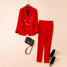 Load image into Gallery viewer, RUE WHITE Blazer Pants Set

