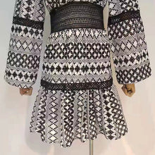 Load image into Gallery viewer, PHYGELIUS Embroidered Mini Dress
