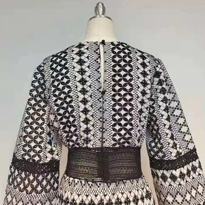 PHYGELIUS Embroidered Mini Dress
